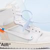 Air Jordan 1 x Off White blancas 2018