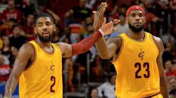 Lebron James y Kyrie Irving