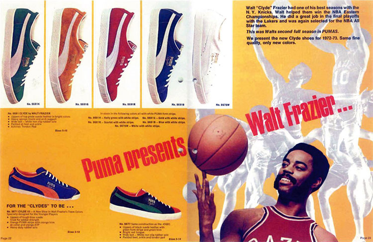 PUMA Basketball - PUMA Clyde anuncio original vintage