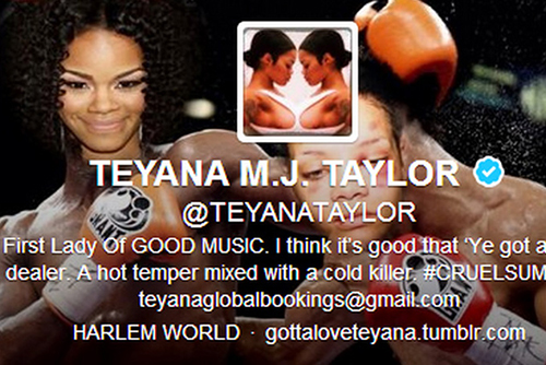 Adidas despidió a Teyana Taylor