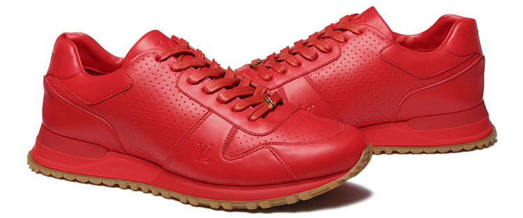 Supreme x Louis Vuitton Run Sneaker - Red